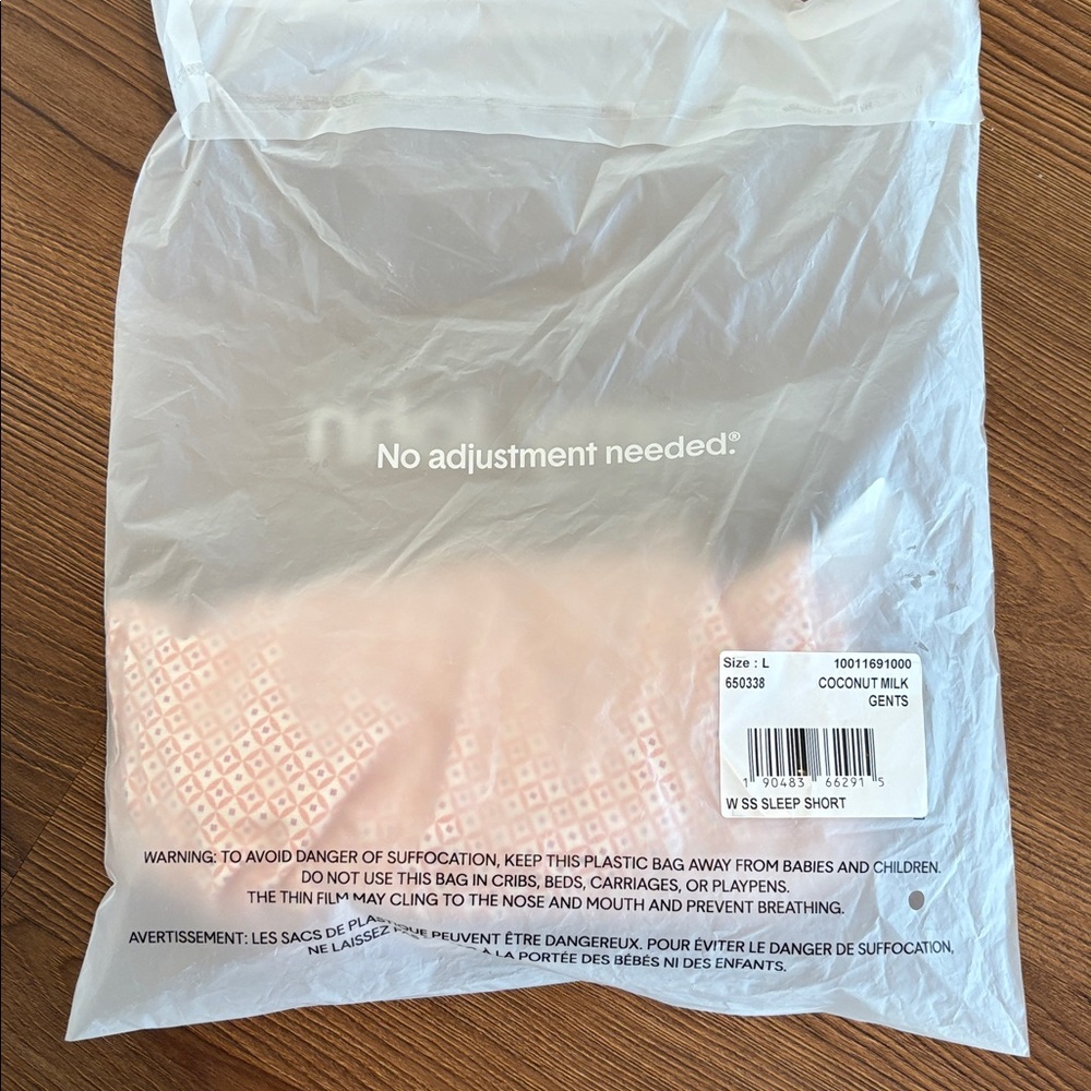 NEW NWT Tommy John Second Skin Sleep Shorts Coconut Milk Gents Large - Picture 7 of 7